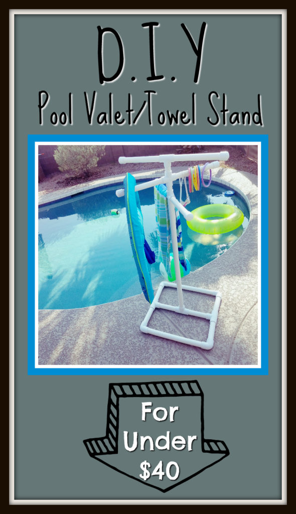 DIY Pool Towel Rack