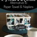 A Paperless Kitchen | DIY Flour Sack Towel Paper Replacement | Green Kitchen | Green Home | Environmentally Friendly Kitchen | Environmentally Friendly Kitchen | Flour Sack Towel Crafts | DIY Projects | Money Saving DIY