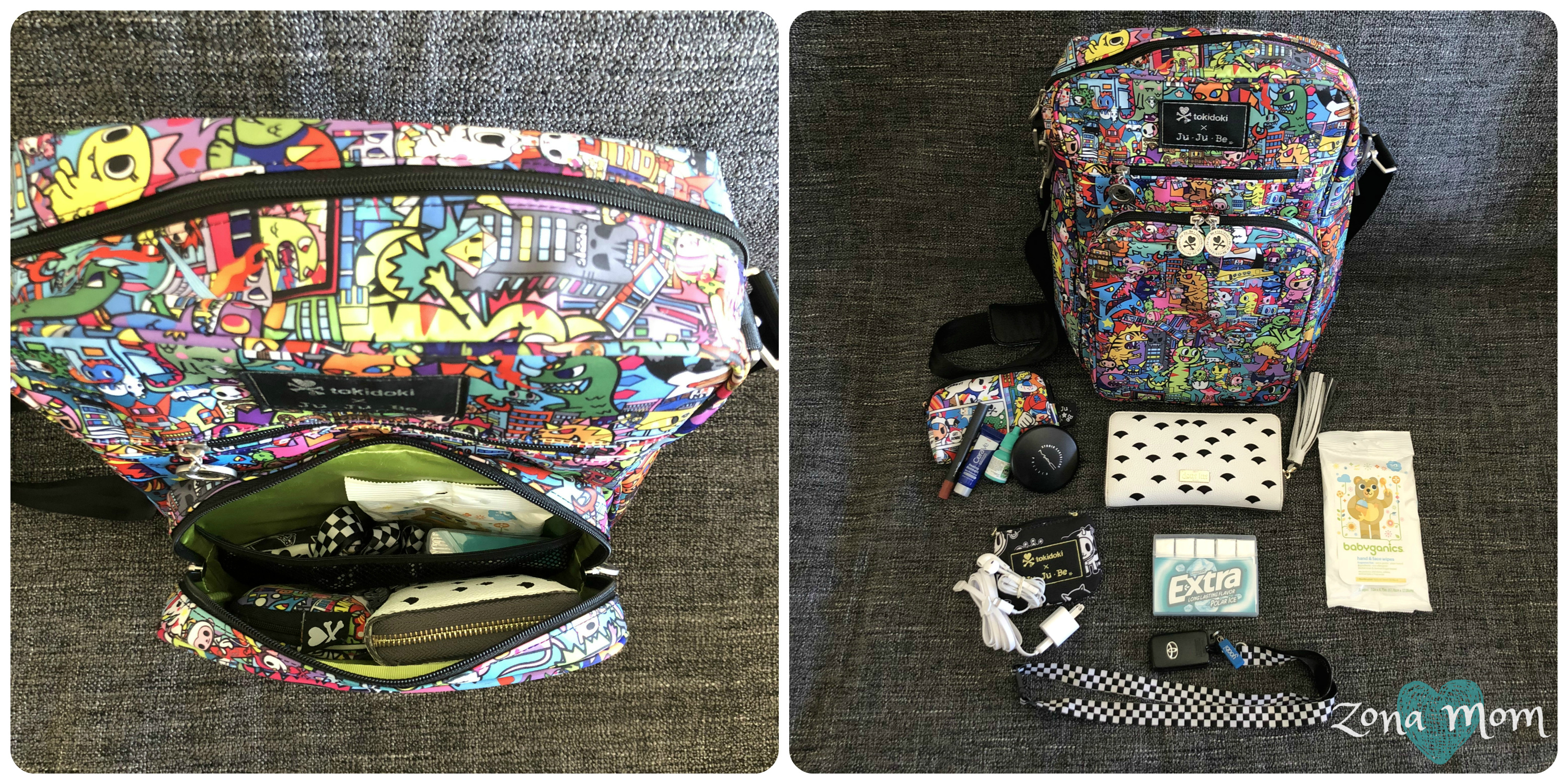 The Ju-Ju-Be Helix Diaper Bag- Packed by the Overpacker - ZonaMom