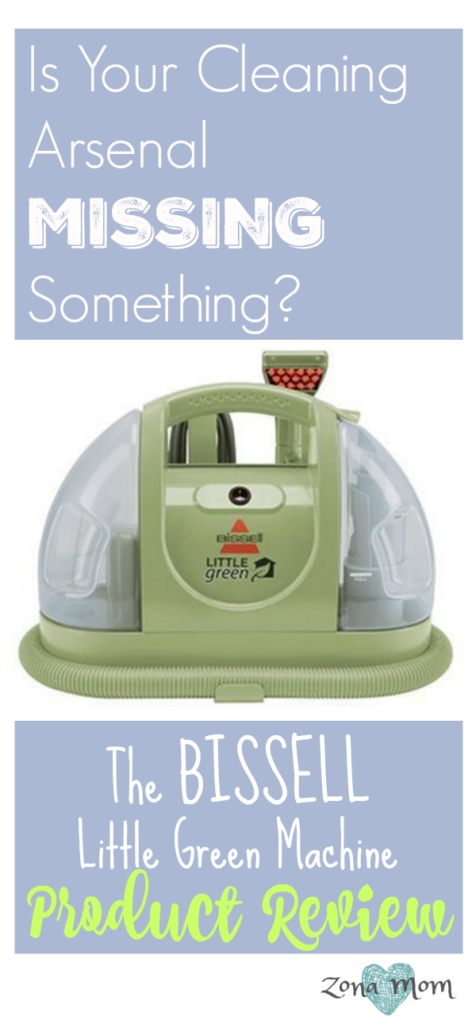 Bissell Little Green Machine Carpet and Upholstery Cleaner | Pet Stain Cleaner | Messy Mom Life | Cleaning Tools | Product Review | Handheld Steam Cleaner | Small Upholstery and Carpet Cleaner