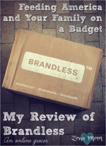 Brandless Online Groceries | Brandless Review | Feeding America with Brandless | Food Delivery | Home Essentials Delivered | Organic Food Delivery | Non-GMO Food Delivery | Sustainable Grocers | Cruelty-Free Health & Beauty