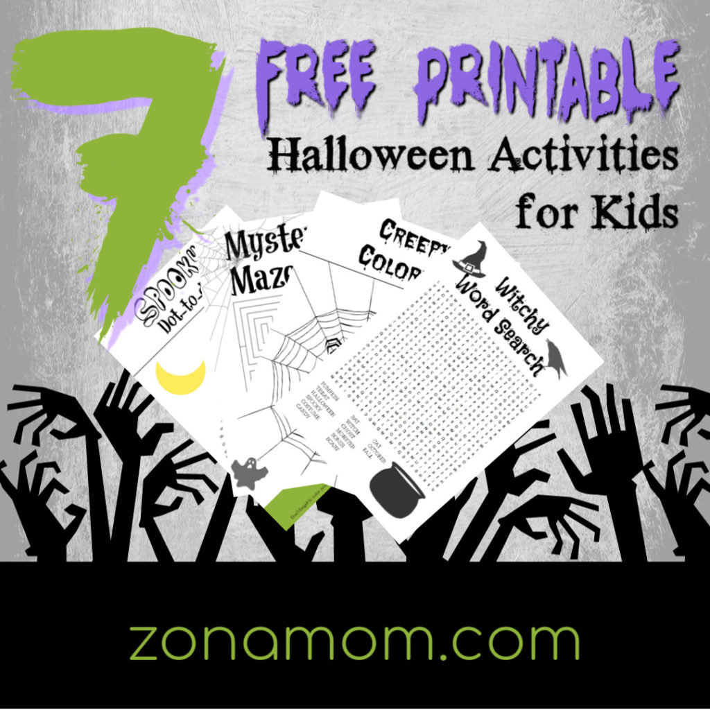 7 Free Printable Halloween Activities for Kids - ZonaMom