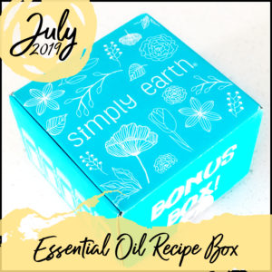 Simply Earth Recipe Box | July Simply Earth | Essential Oil Recipe Box | Monthly Subscription Box | Natural Home Recipe Box | Essential Oil | July 2019 Simply Earth Unboxing