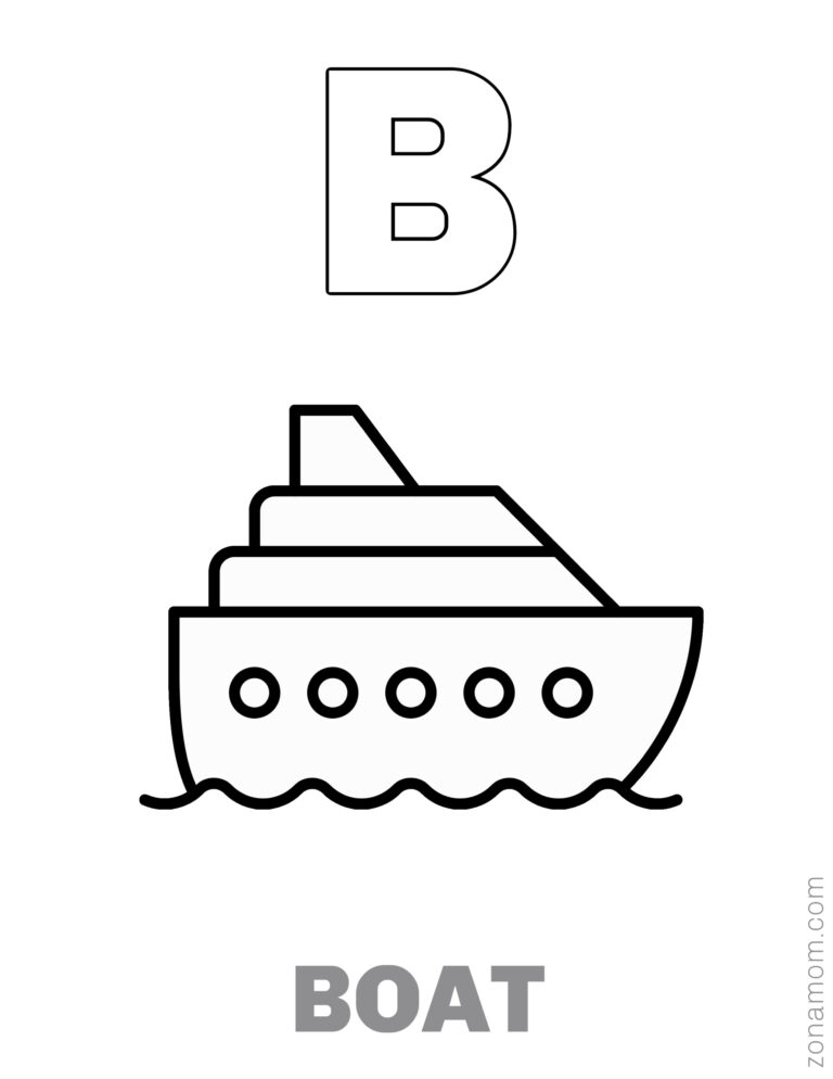 FREE Printable Alphabet Coloring Pages - ZonaMom