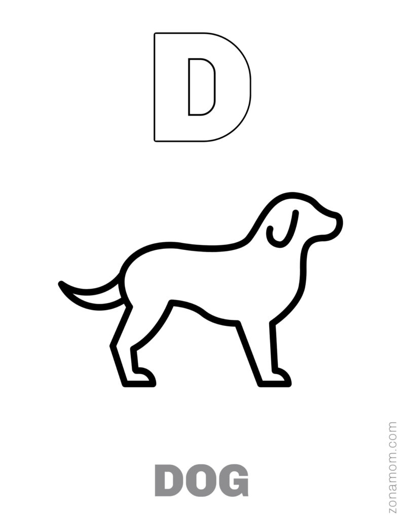 FREE Printable Alphabet Coloring Pages - ZonaMom