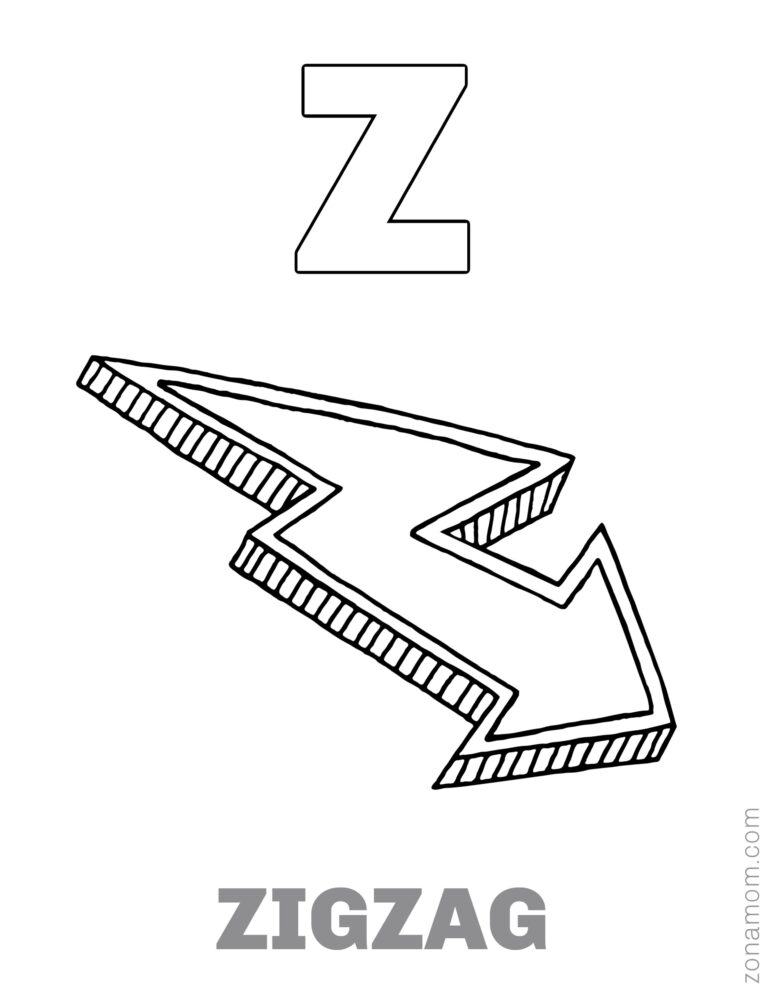 FREE Printable Alphabet Coloring Pages - ZonaMom